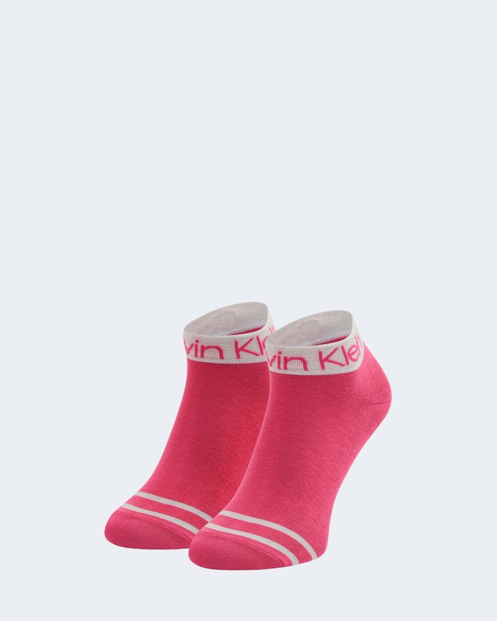 Calzini Calvin Klein quarter 2p logo Magenta - Foto 2