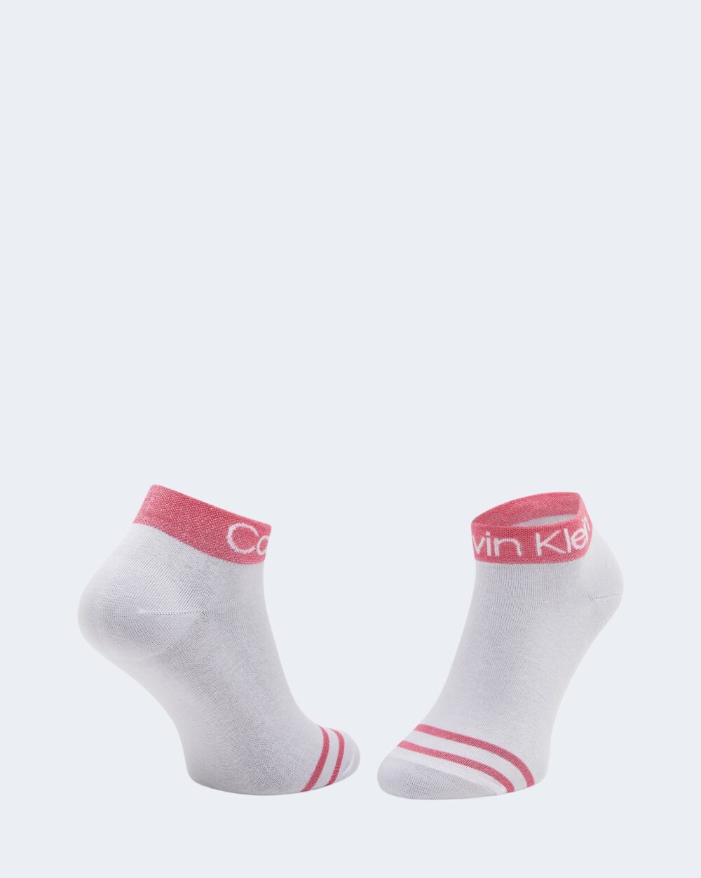 Calzini Calvin Klein quarter 2p logo Magenta - Foto 3