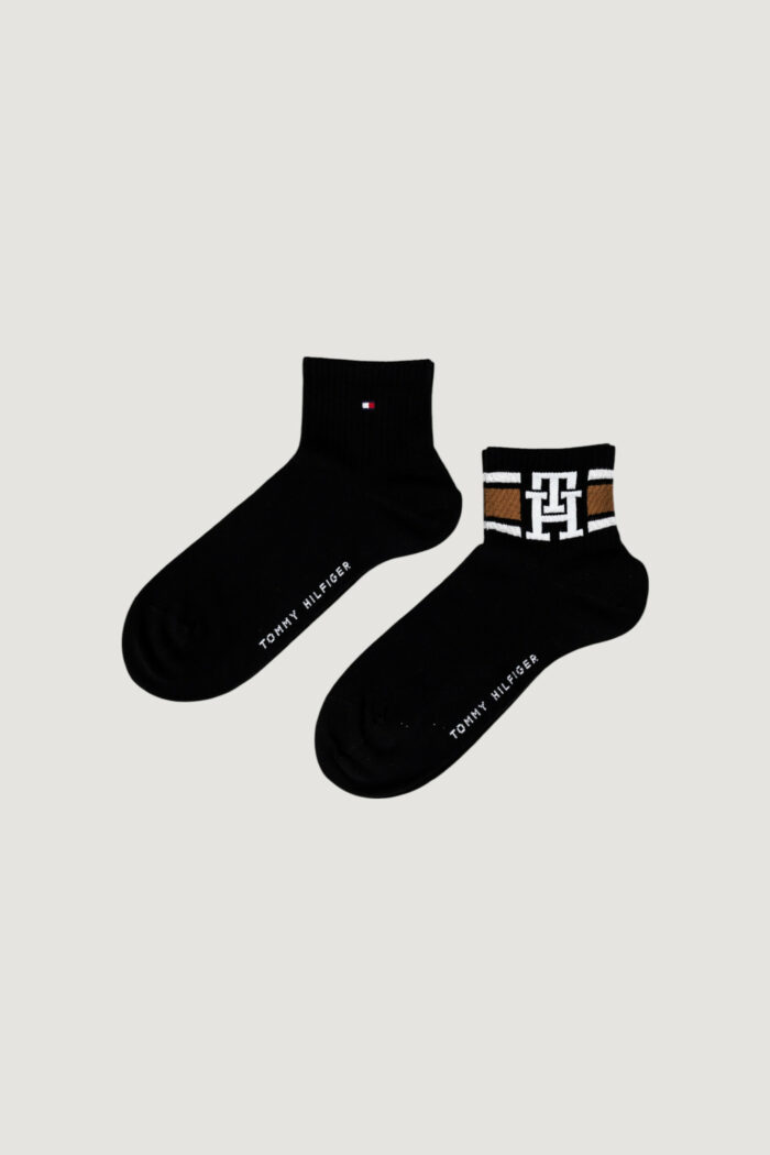 Calzini corti Tommy Hilfiger th men quarter 2p sport Nero