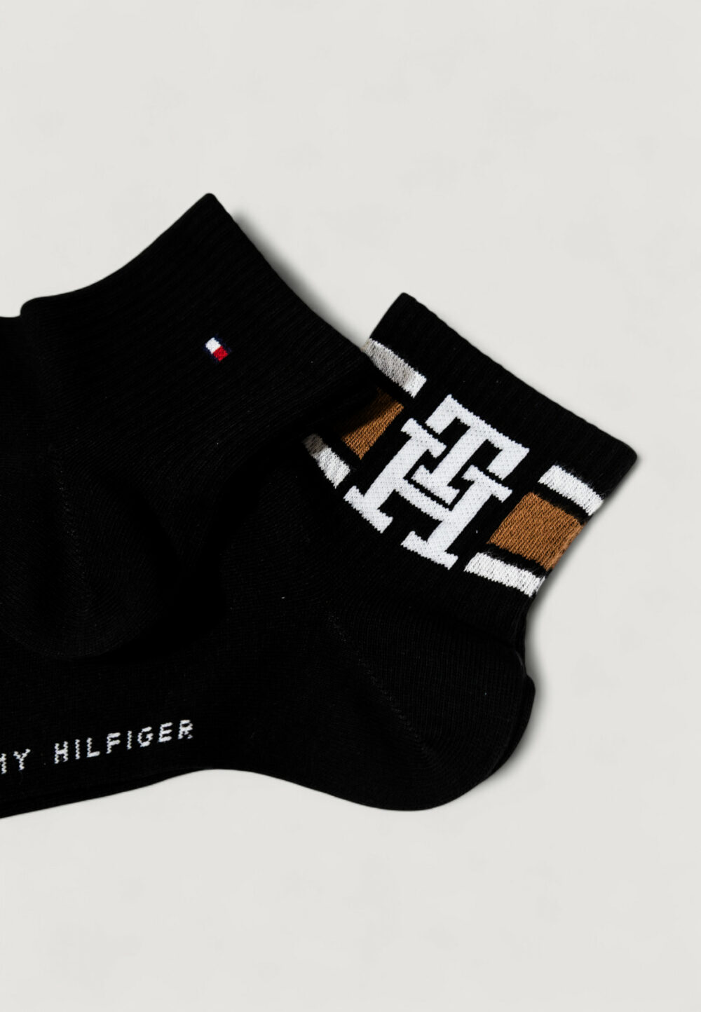 Calzini corti Tommy Hilfiger th men quarter 2p sport Nero - Foto 3