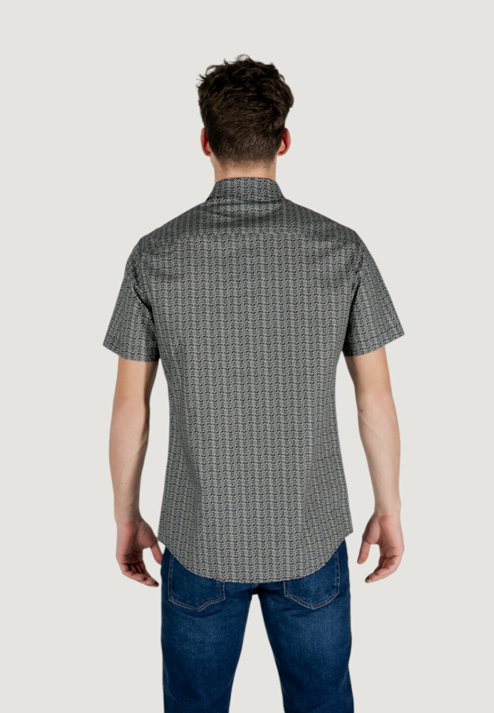 Camicia manica corta Armani Exchange Nero - Foto 4