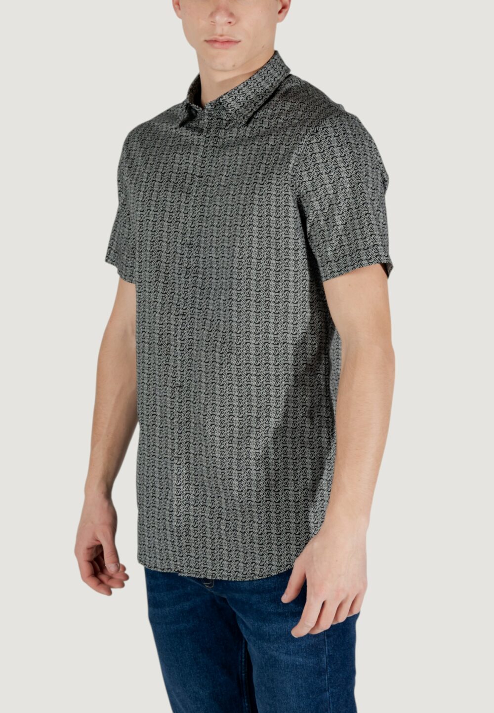 Camicia manica corta Armani Exchange Nero - Foto 5