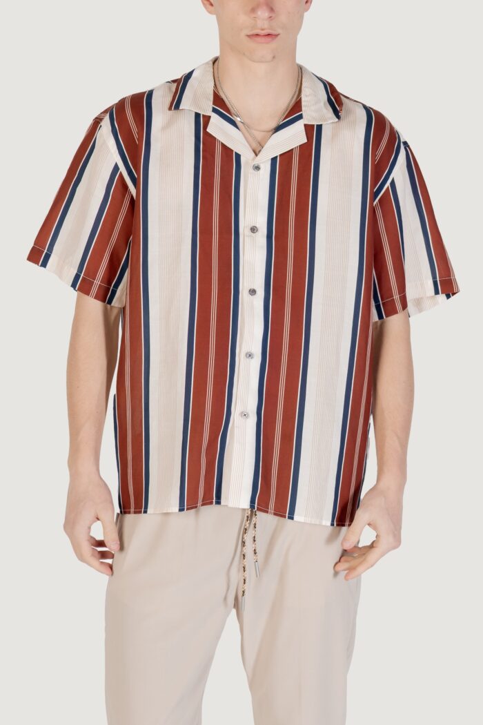 Camicia manica corta Gianni Lupo  Beige