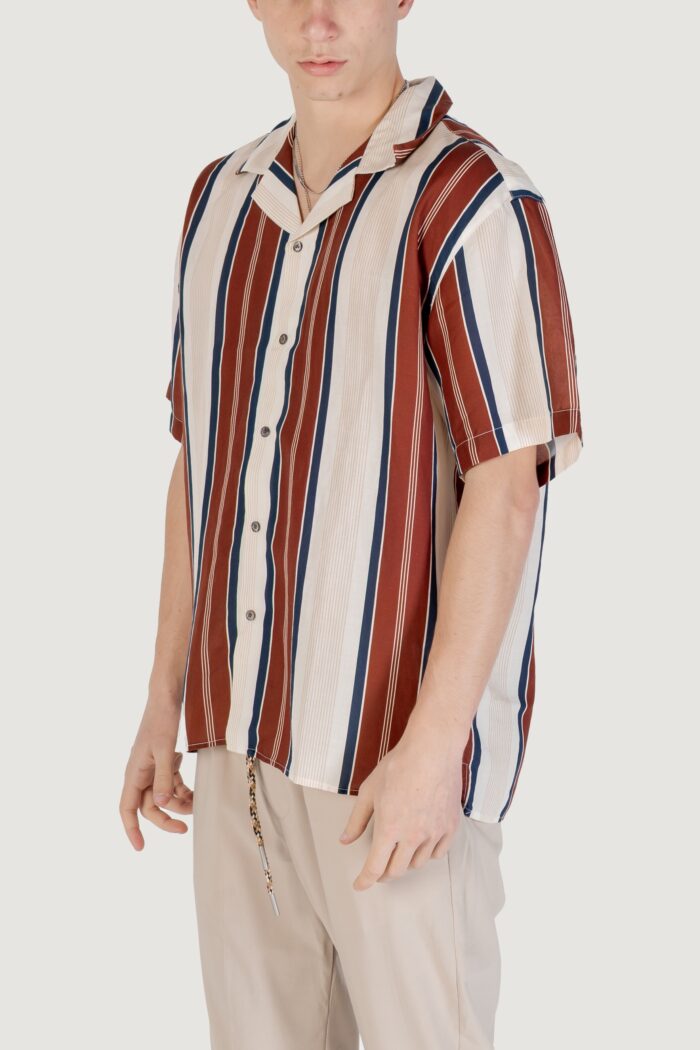 Camicia manica corta Gianni Lupo  Beige