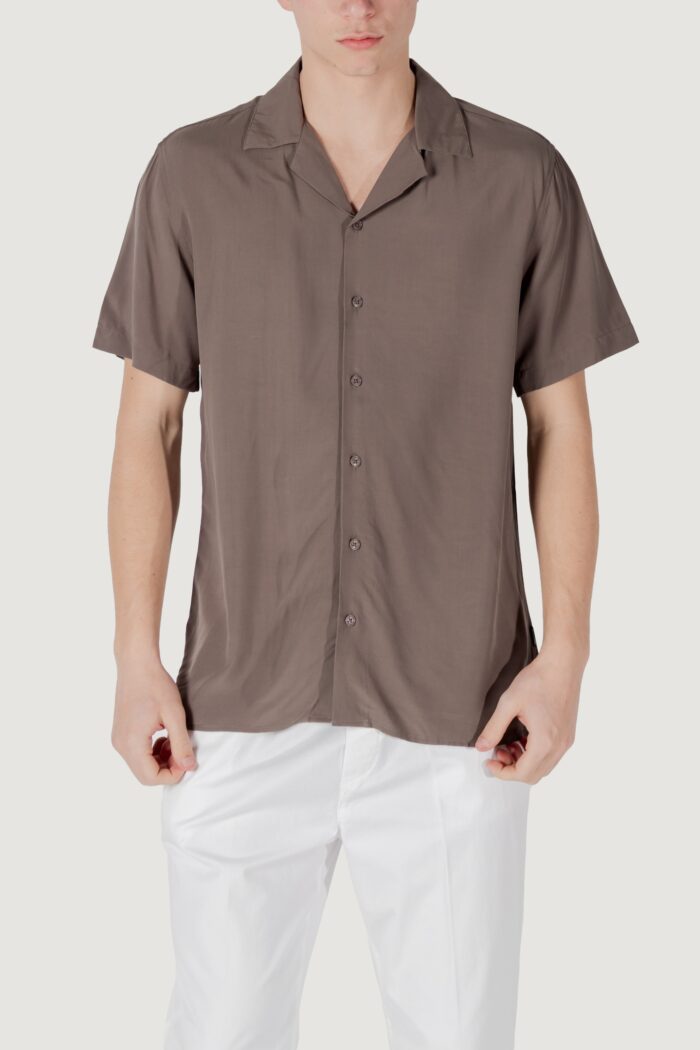 Camicia manica corta Gianni Lupo  Terra – Fango
