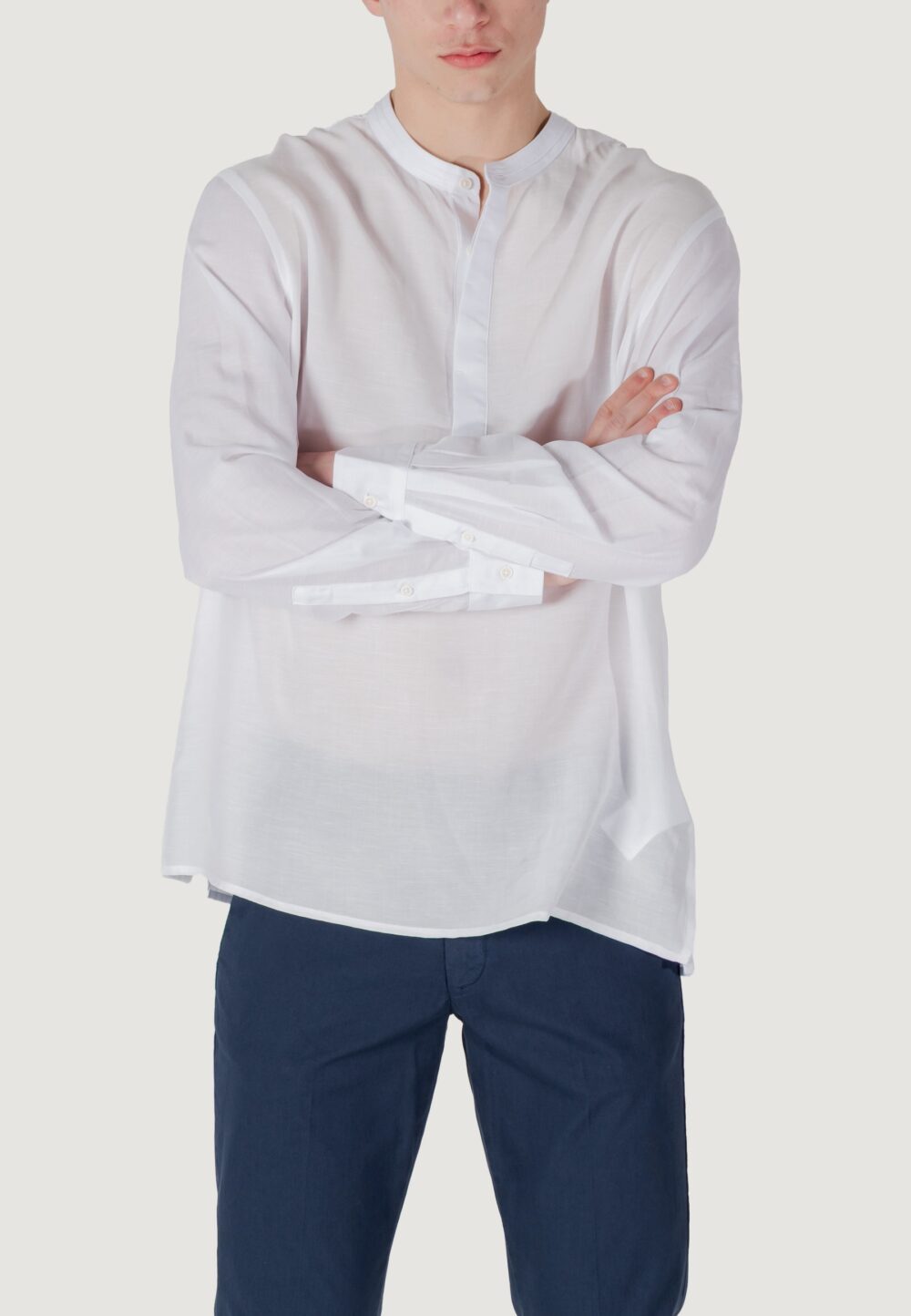 Camicia manica lunga Antony Morato kilis relaxed fit Bianco - Foto 1