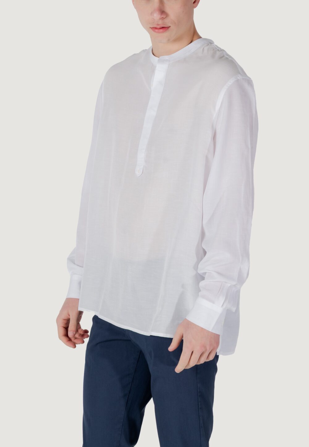 Camicia manica lunga Antony Morato kilis relaxed fit Bianco - Foto 4