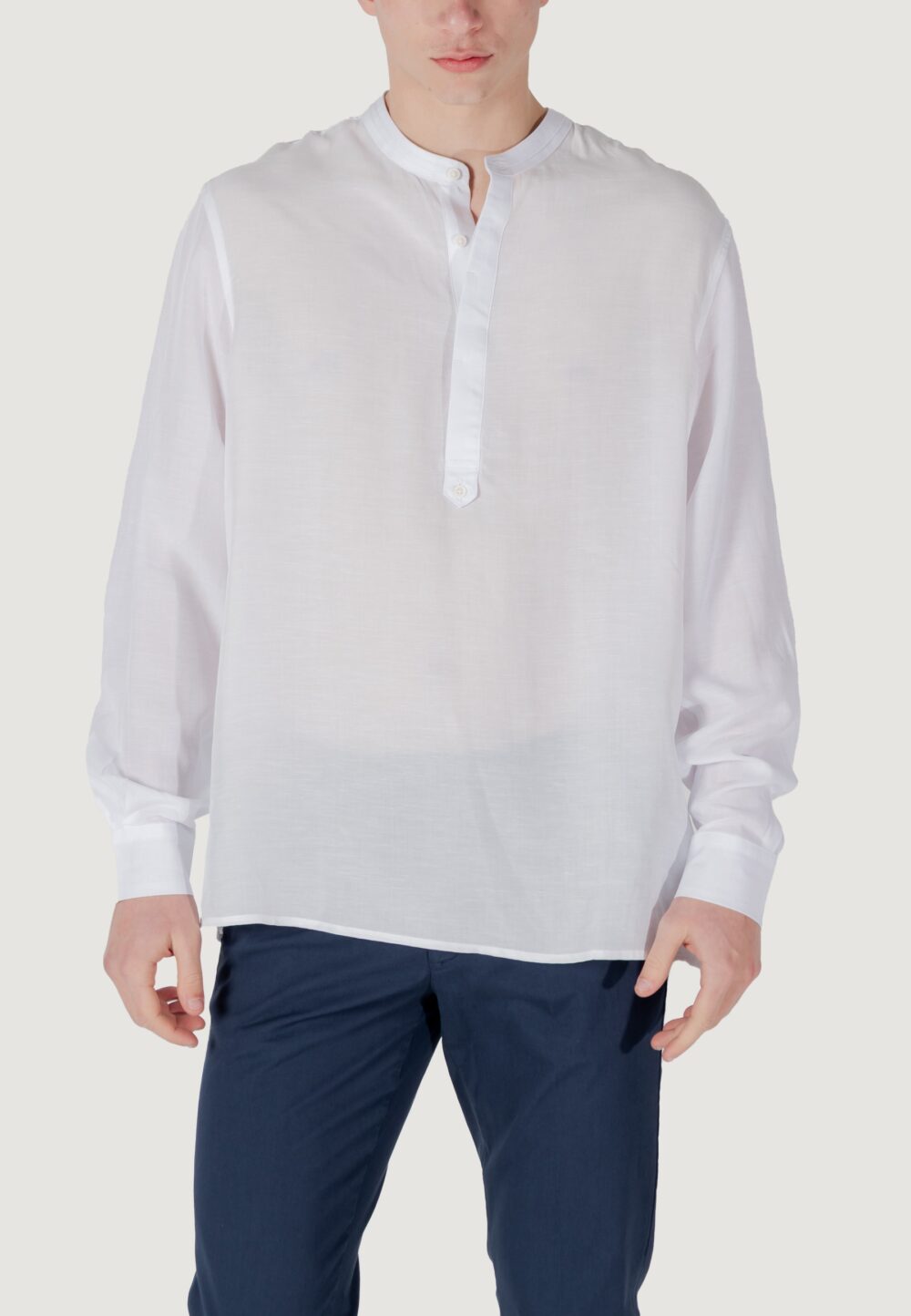 Camicia manica lunga Antony Morato kilis relaxed fit Bianco - Foto 5