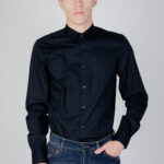 Camicia manica lunga Antony Morato napoli slim fit in tessuto Blu - Foto 1