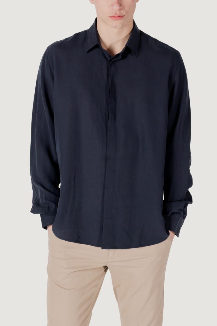 Camicia manica lunga Antony Morato smirne regular fit Blu marine