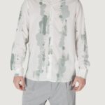 Camicia manica lunga Antony Morato barcelona regular straight fit with logoed metal badge Verde - Foto 1