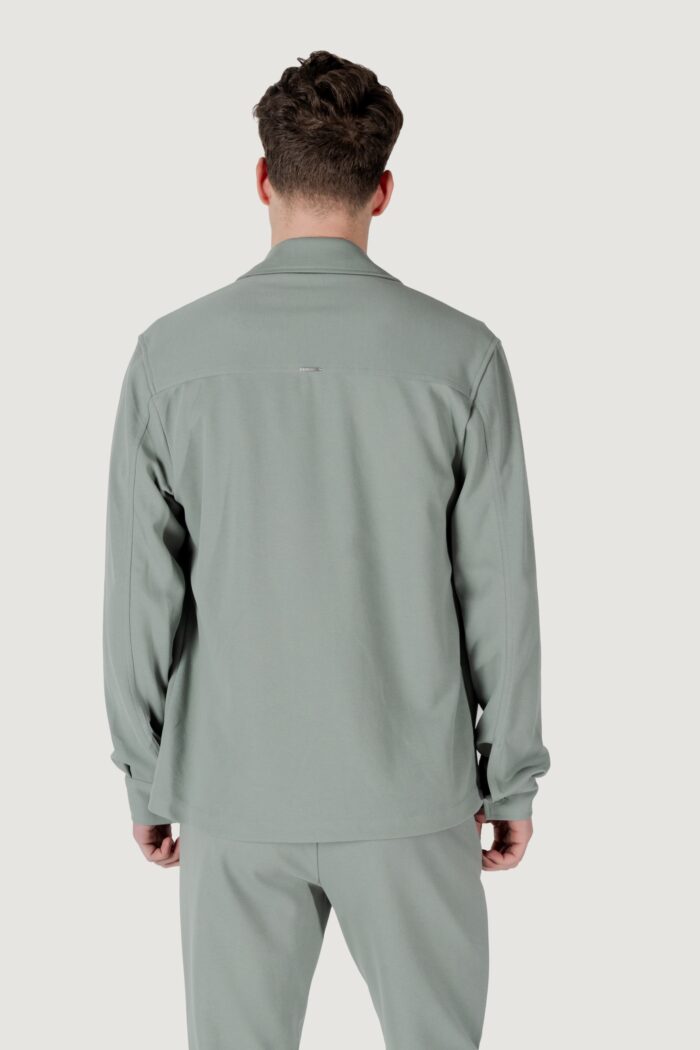 Camicia manica lunga Antony Morato hamar straight fit Verde