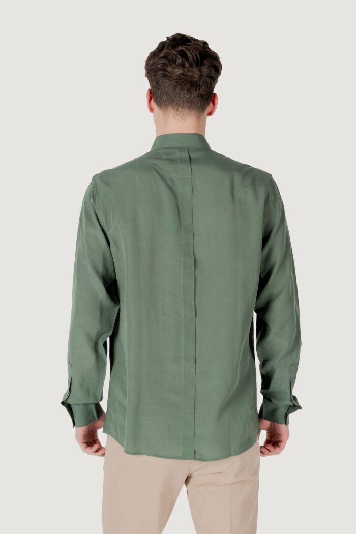 Camicia manica lunga Antony Morato smirne regular fit Verde