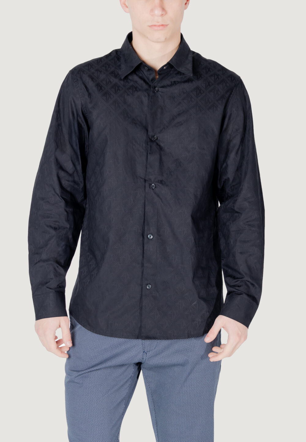 Camicia manica lunga Armani Exchange Blu - Foto 1