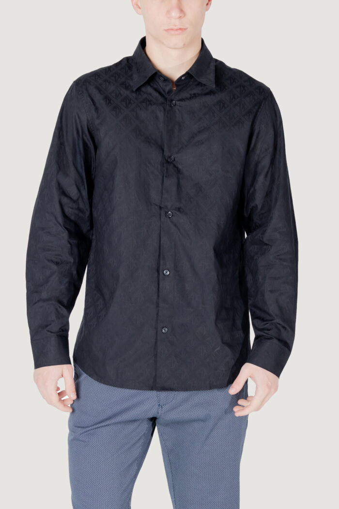 Camicia manica lunga Armani Exchange  Blu