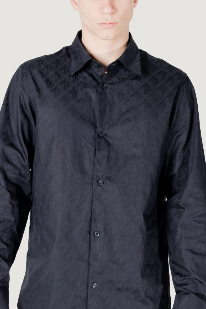 Camicia manica lunga Armani Exchange  Blu