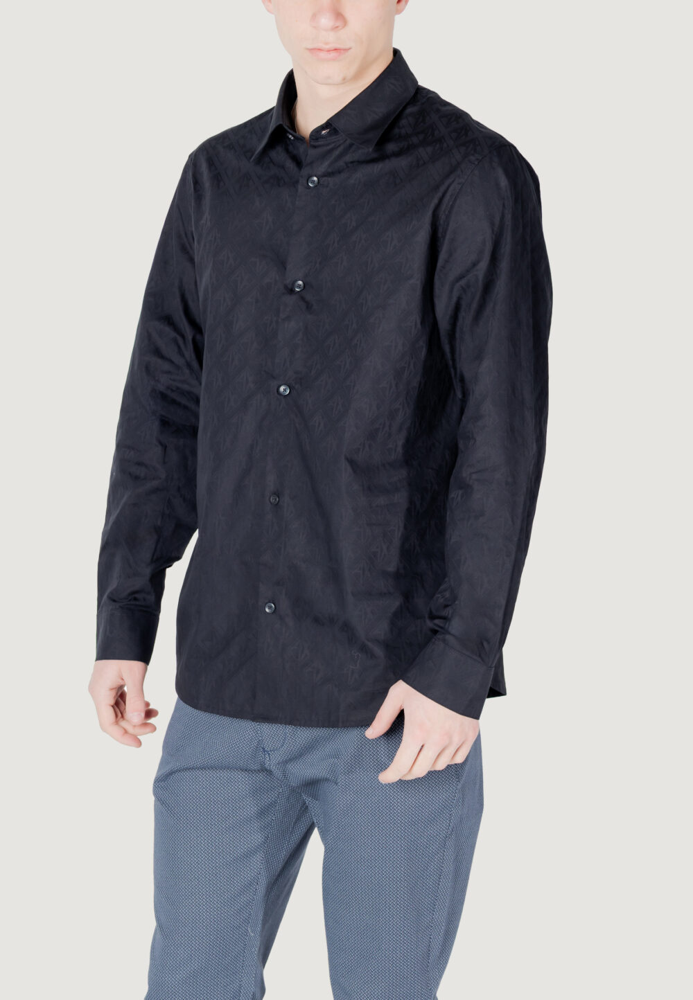 Camicia manica lunga Armani Exchange Blu - Foto 4