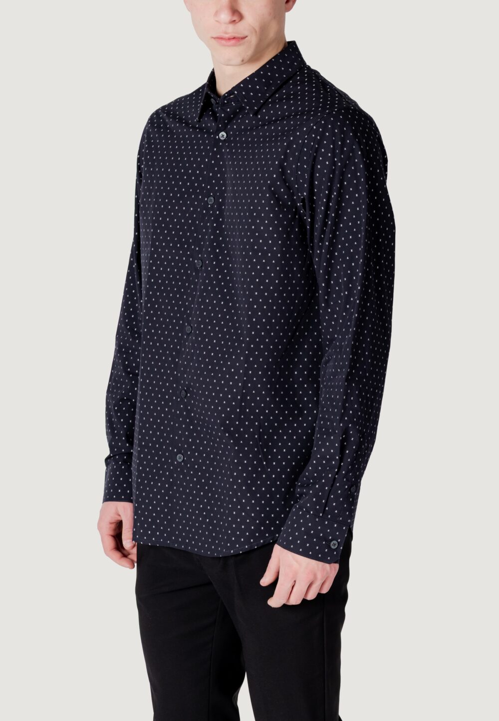 Camicia manica lunga Armani Exchange Blu - Foto 4