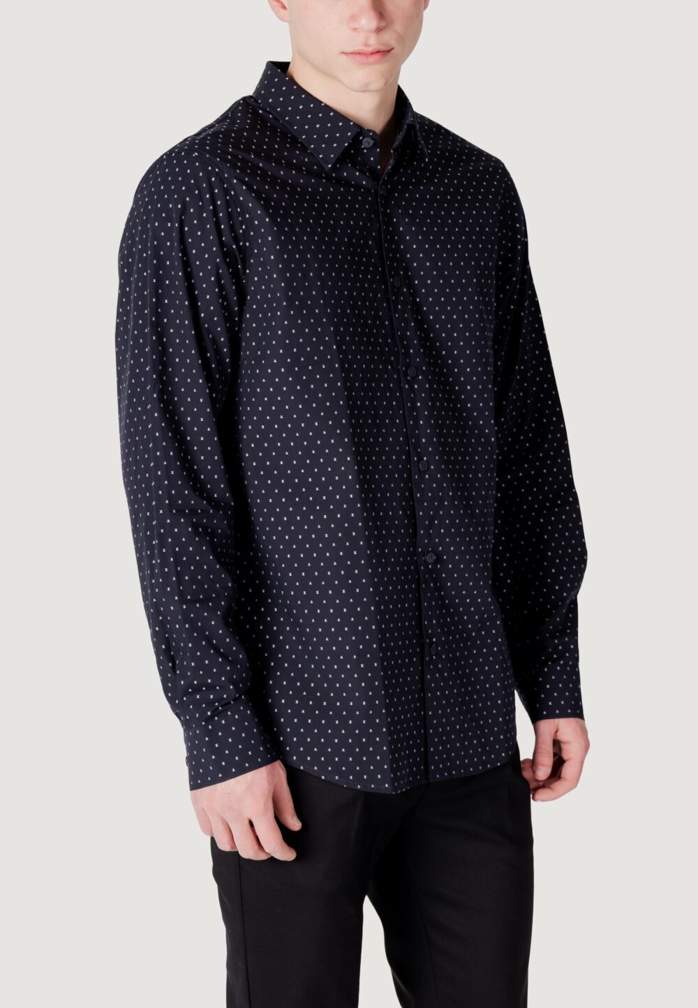 Camicia manica lunga Armani Exchange Blu - Foto 5
