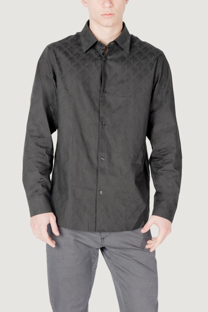 Camicia manica lunga Armani Exchange  Nero