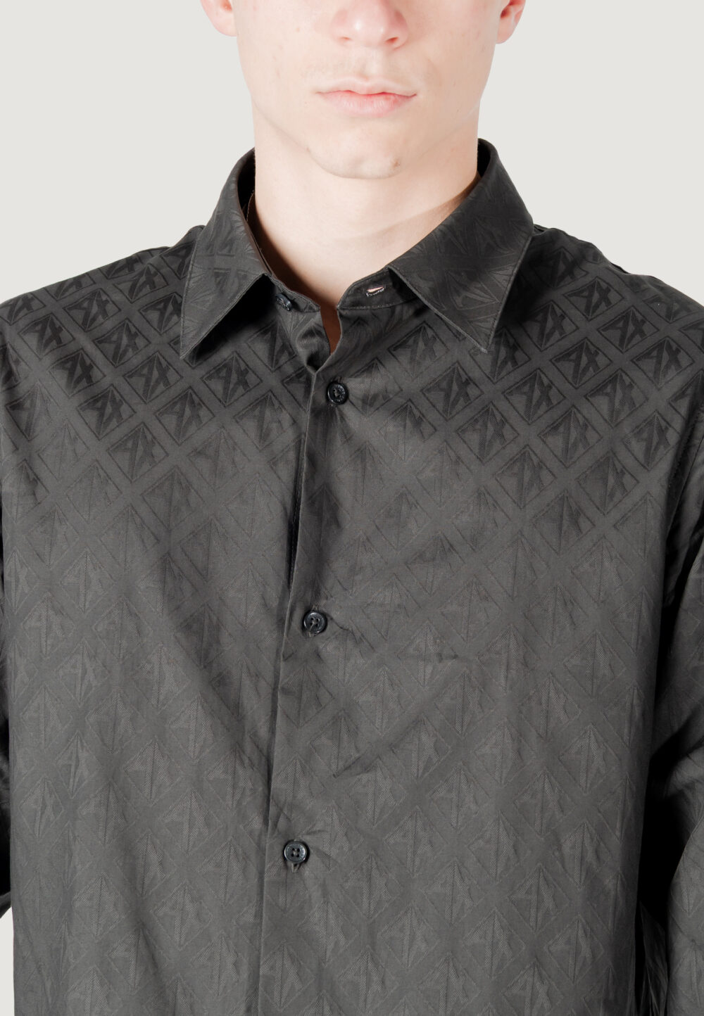 Camicia manica lunga Armani Exchange Nero - Foto 2