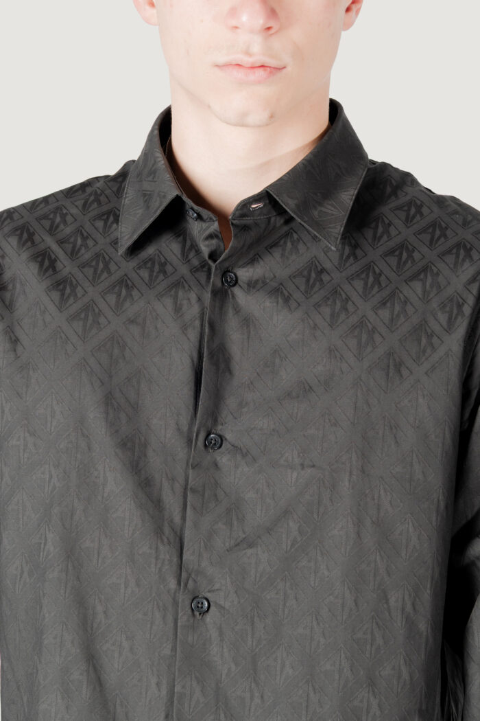 Camicia manica lunga Armani Exchange  Nero