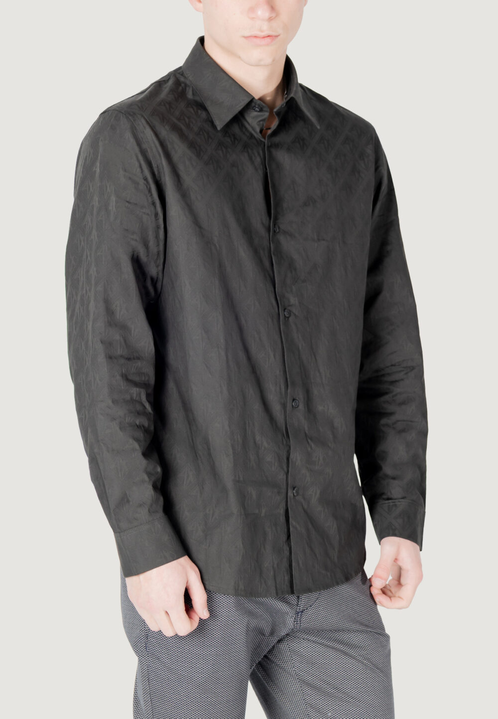 Camicia manica lunga Armani Exchange Nero - Foto 3