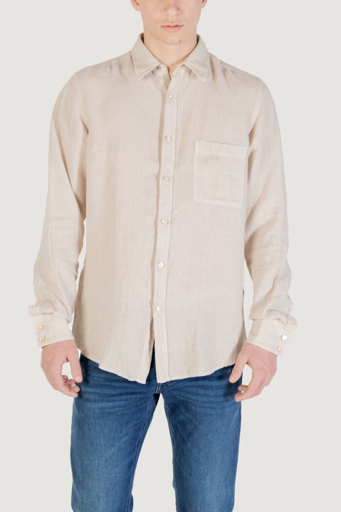 Camicia manica lunga Boss relegant_6_m 10267858 01 Beige chiaro