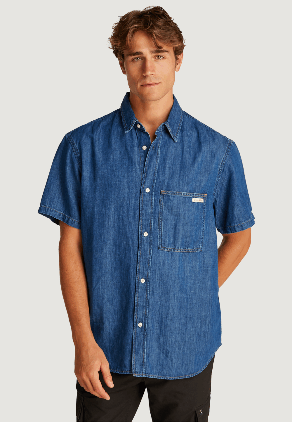 Camicia manica lunga Calvin Klein Jeans regular ss denim Denim - Foto 1