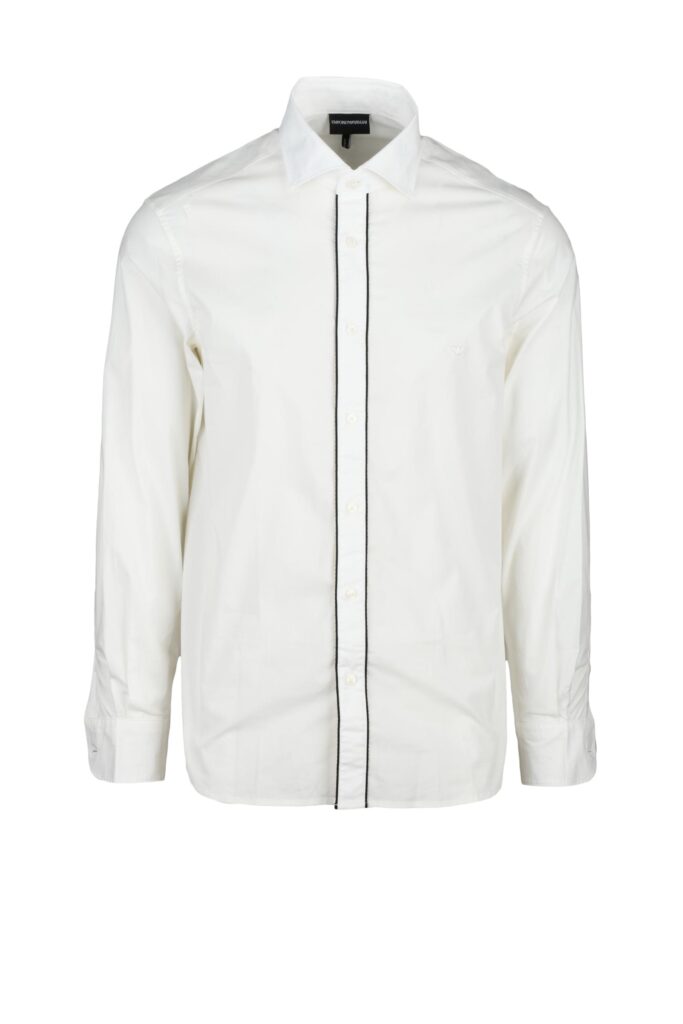 Camicia manica lunga Emporio Armani  Bianco