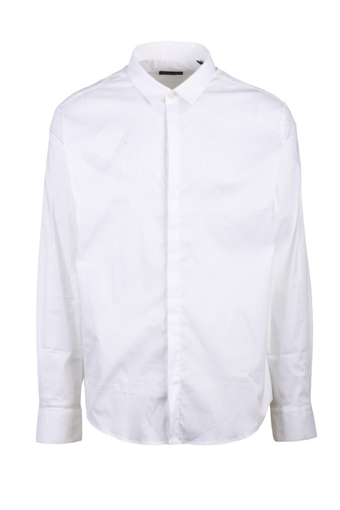 Camicia manica lunga Emporio Armani  Bianco