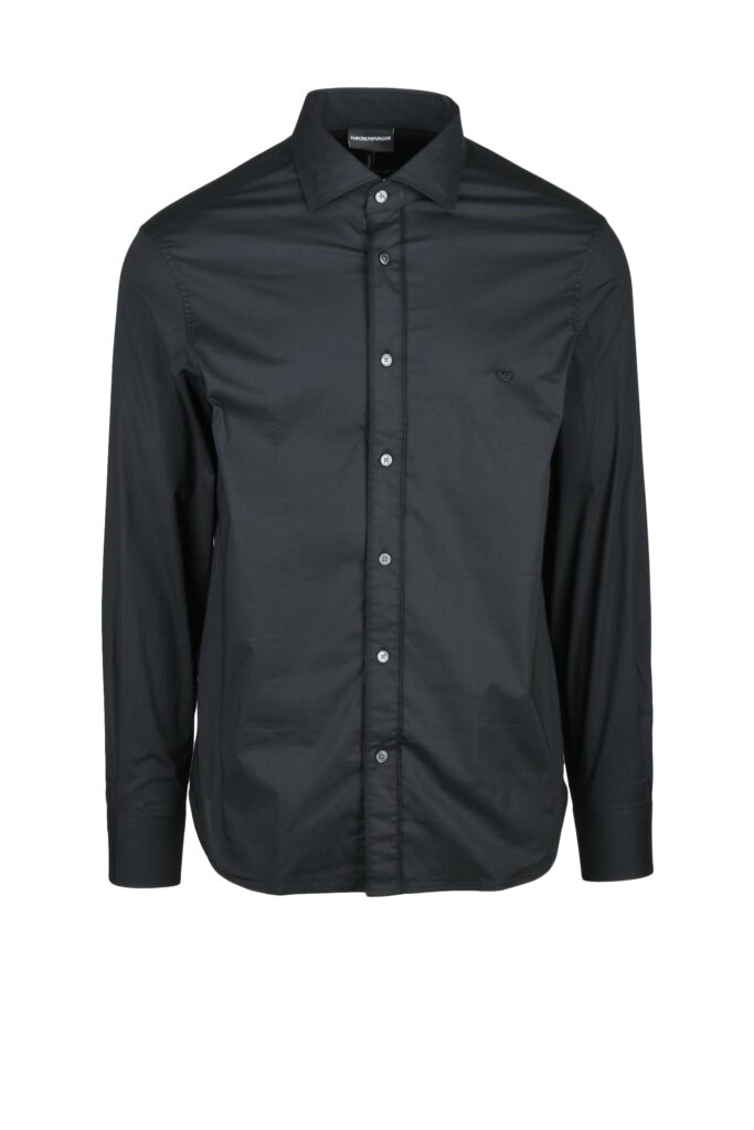 Camicia manica lunga Emporio Armani  Nero
