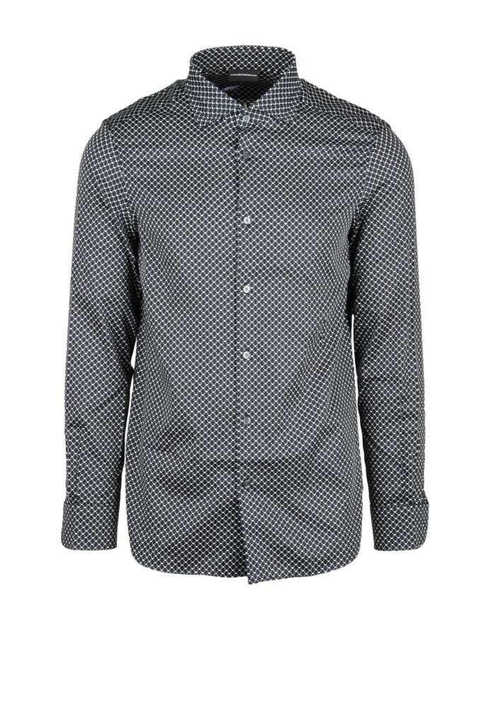 Camicia manica lunga Emporio Armani  Nero