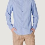 Camicia manica lunga Gianni Lupo Blu Chiaro - Foto 1