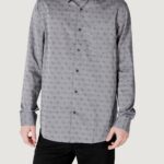 Camicia manica lunga Guess ls 4g jacquard Grigio - Foto 1