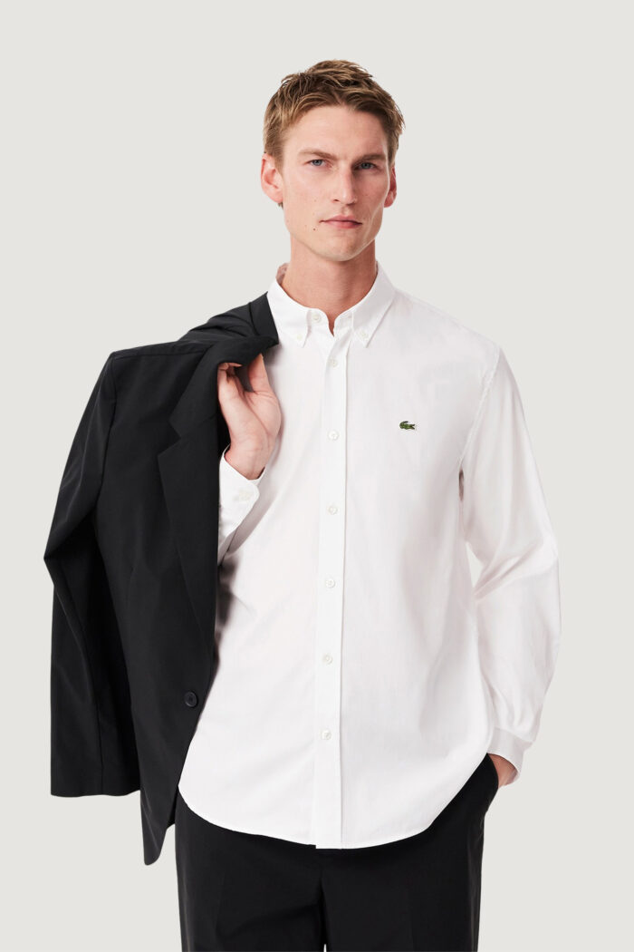 Camicia manica lunga LACOSTE  Bianco