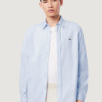 Camicia manica lunga LACOSTE Celeste - Foto 1
