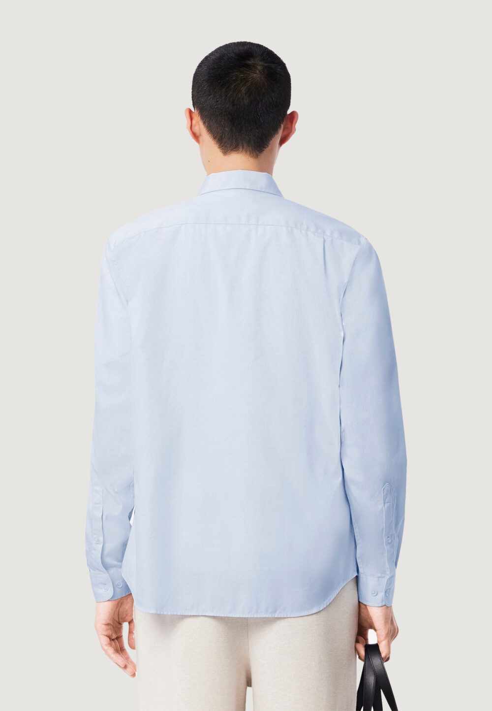 Camicia manica lunga LACOSTE Celeste - Foto 2