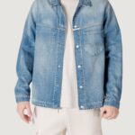 Camicia manica lunga Replay Denim chiaro - Foto 1