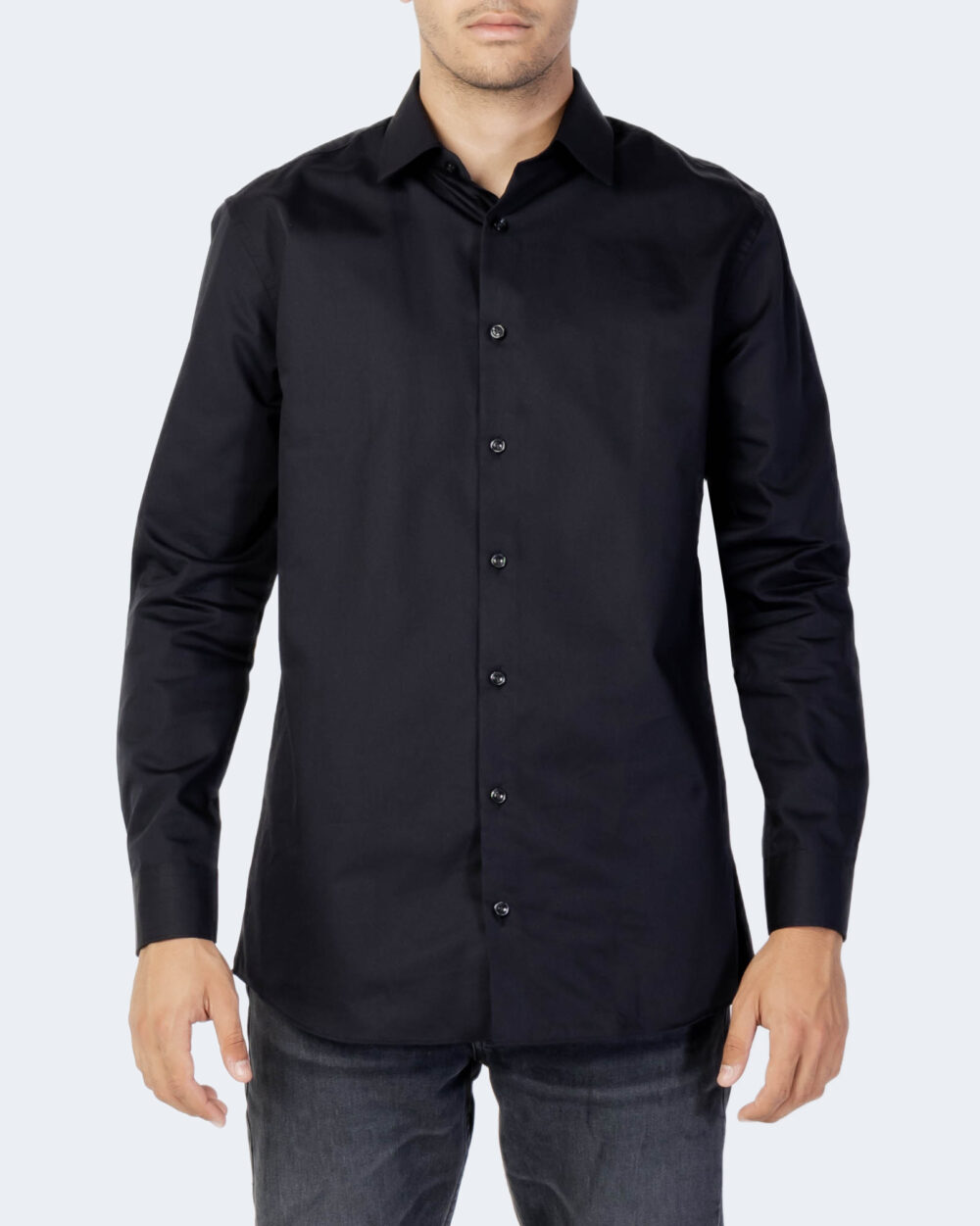 Camicia manica lunga Selected slhregethan shirt ls classic b noos Nero - Foto 5