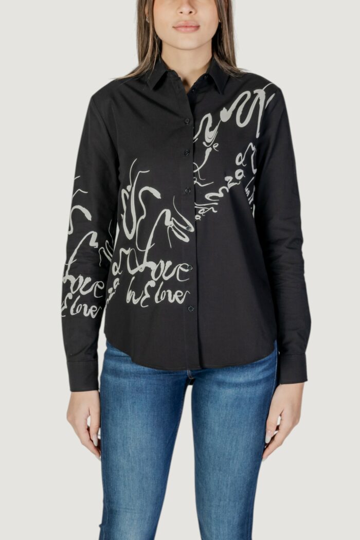 Camicia manica lunga Desigual cam hera Nero