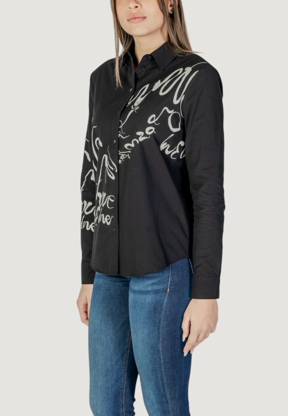Camicia manica lunga Desigual cam hera Nero - Foto 2