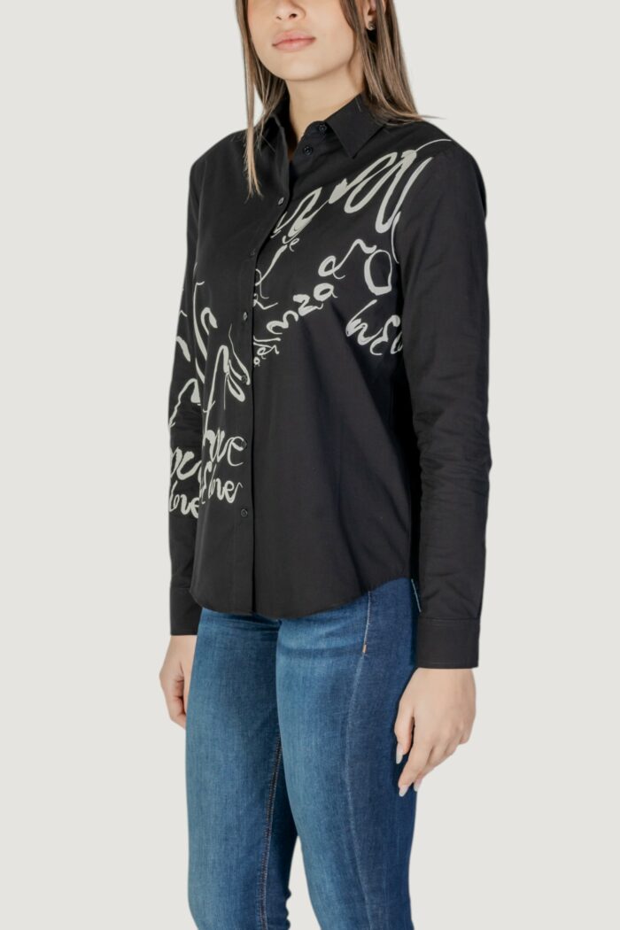 Camicia manica lunga Desigual cam hera Nero