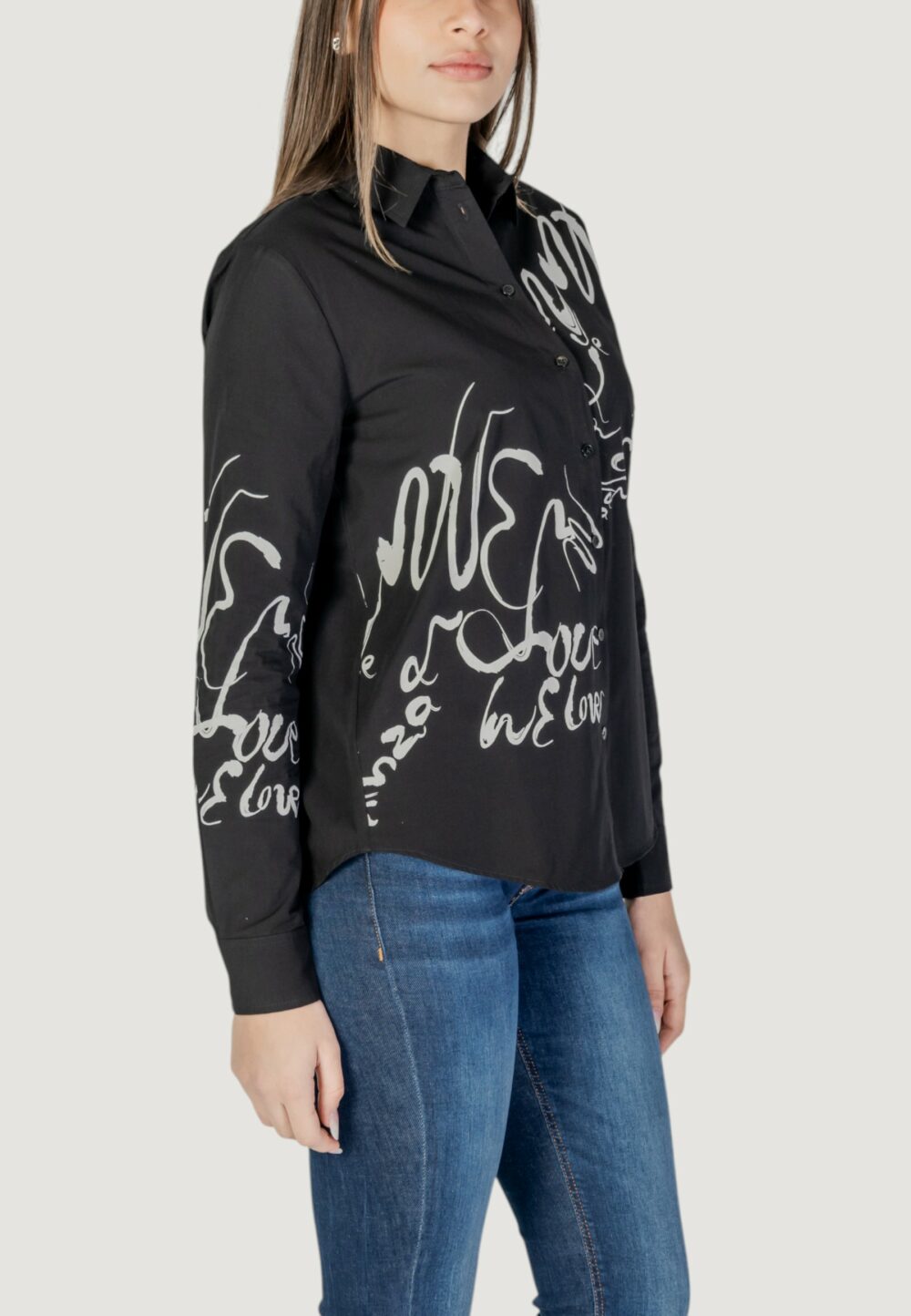 Camicia manica lunga Desigual cam hera Nero - Foto 3