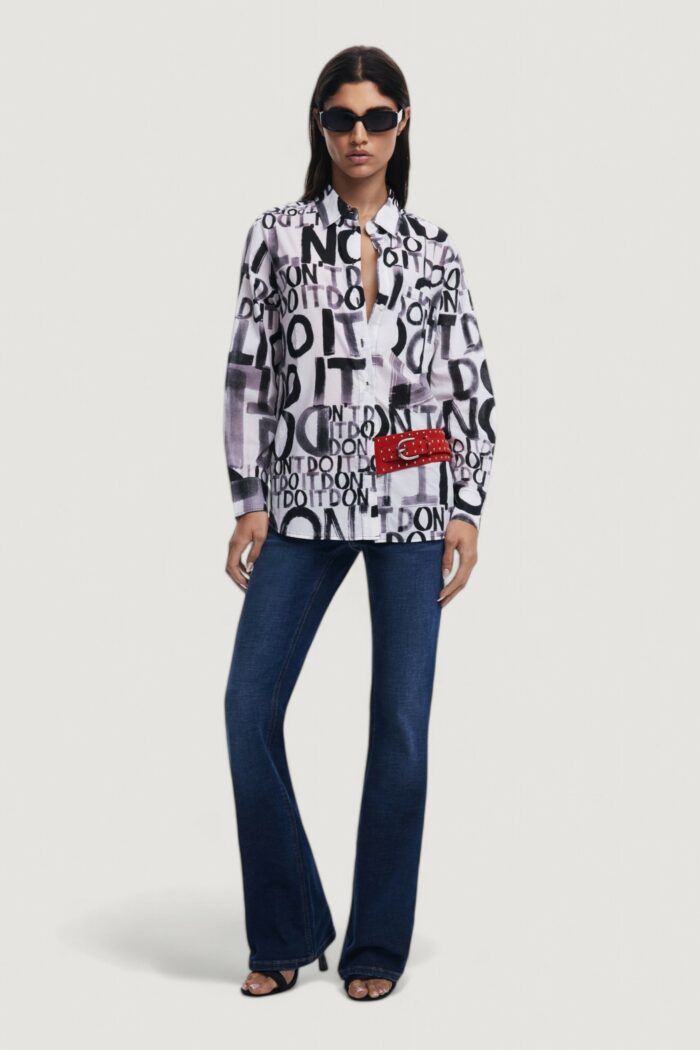 Camicia manica lunga Desigual cam_demÉter Nero