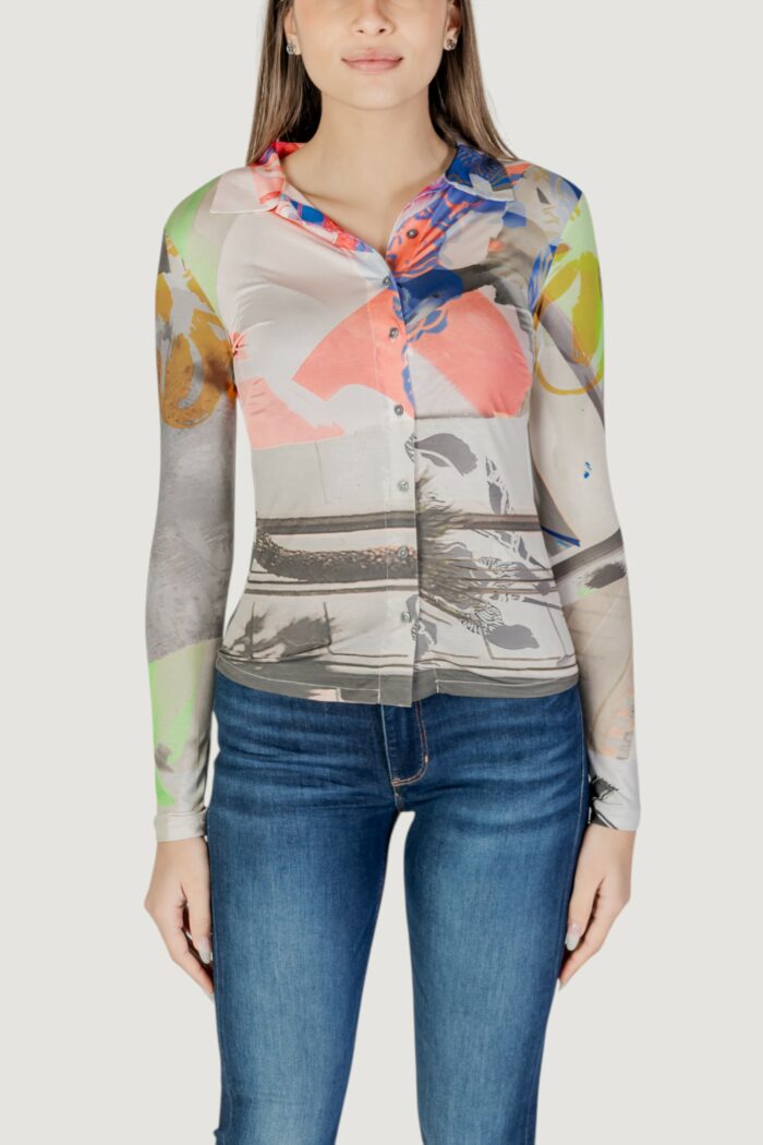 Camicia manica lunga Desigual ts_machenszie Rosa