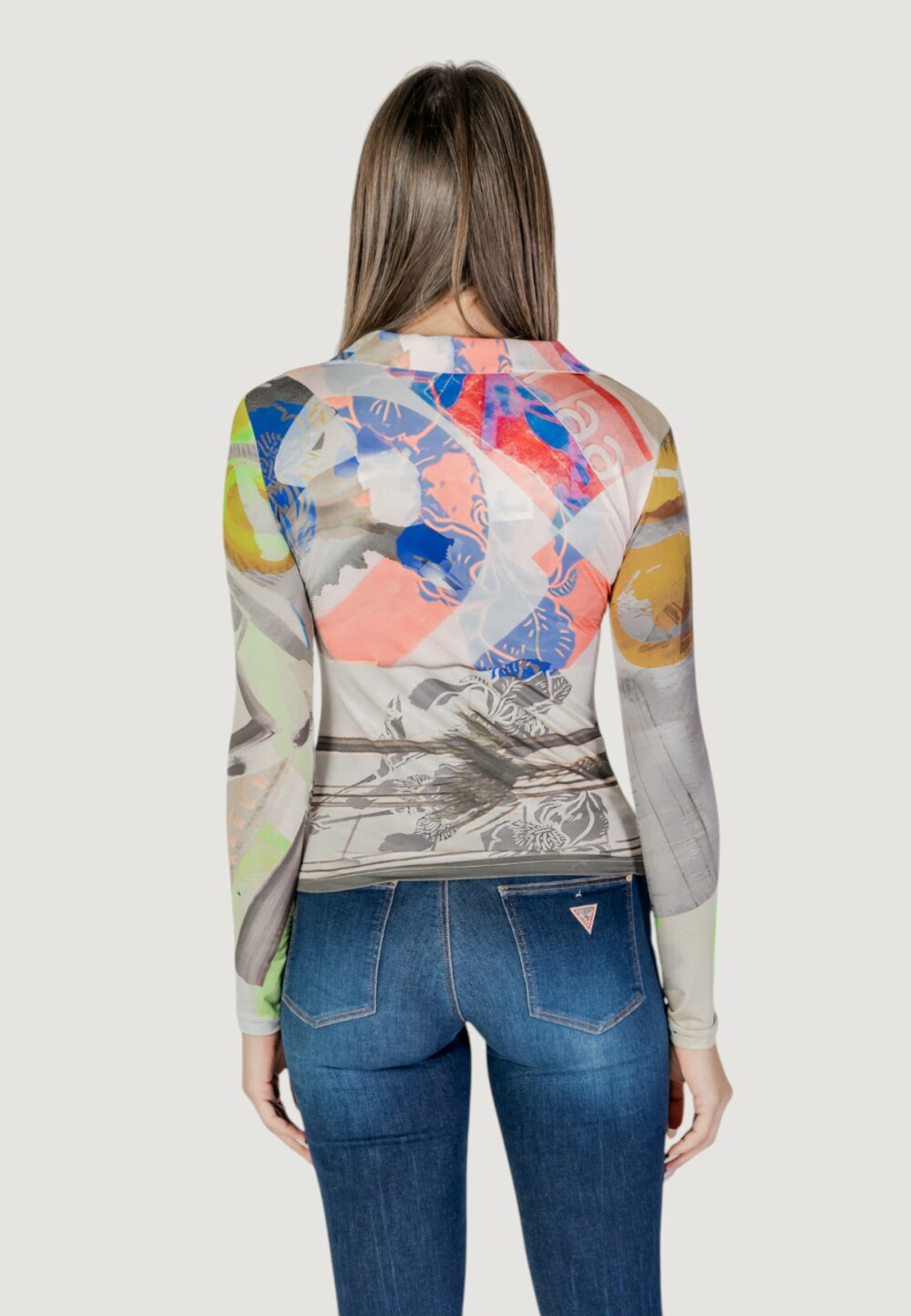 Camicia manica lunga Desigual ts_machenszie Rosa - Foto 4