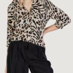 Camicia manica lunga ICHI ihmarrakech aop sh6 Beige - Foto 1