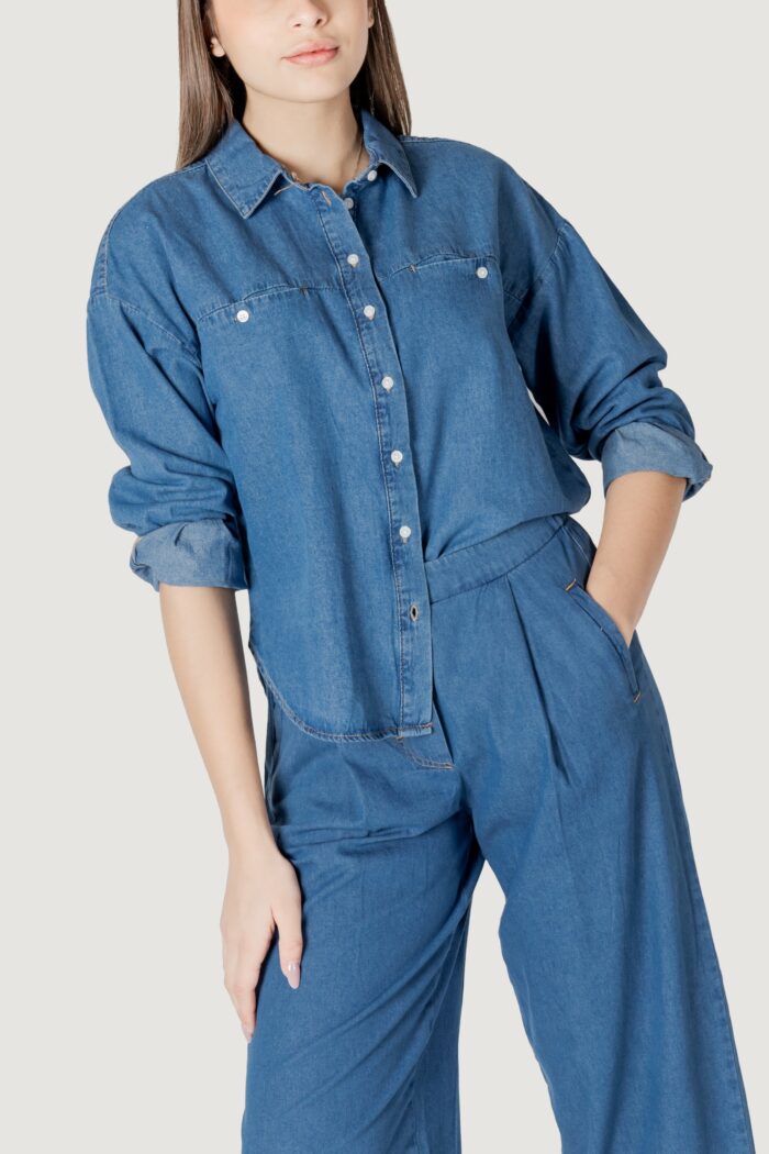 Camicia manica lunga ICHI iharcher sh Denim