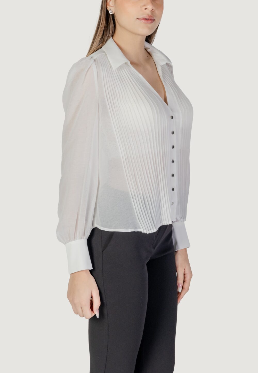 Camicia manica lunga Morgan De Toi Bianco - Foto 3